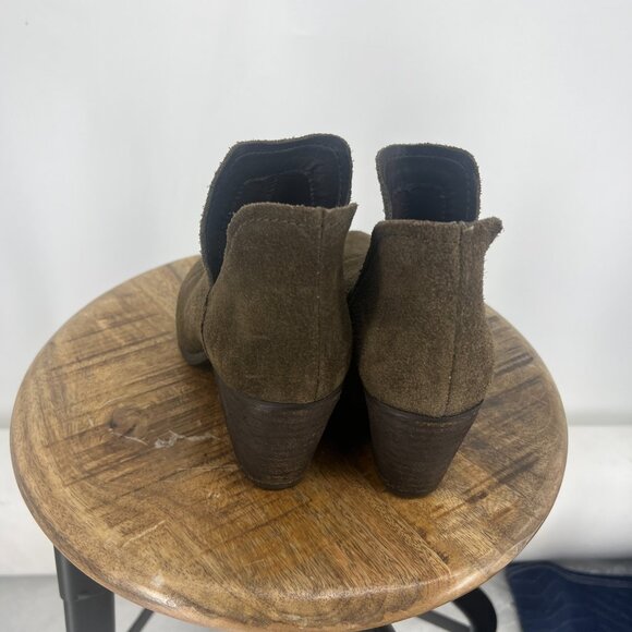 Steve Madden Adelphie Suede Boots Green - Picture 6 of 12